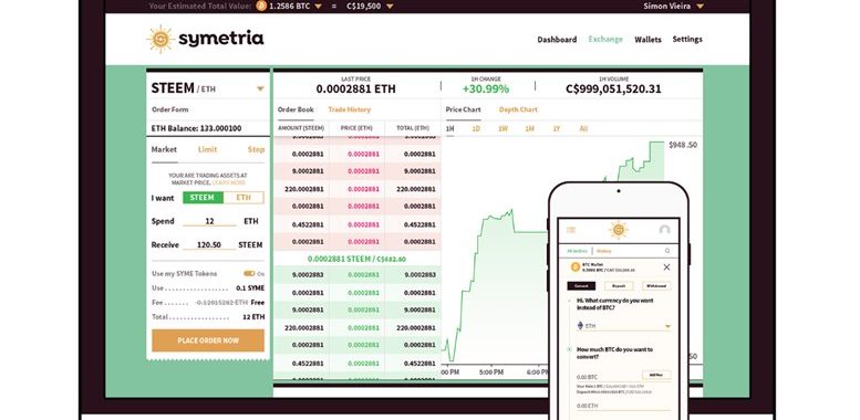 Symetria Aims to Disrupt Cryptocurrency Exchange Space With Personal Blockchain Technology